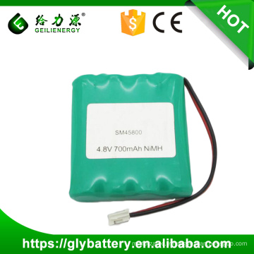 Paquet de batterie rechargeable de téléphone sans fil de Ni-mh AAA de 4.8v 700mah